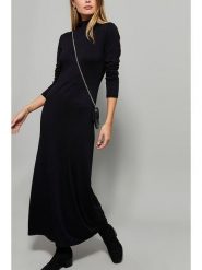 Milan Kiss Sukienka w kolorze czarnym rozmiar: XL. Czarne sukienki Milan Kiss, na co dzień, xl, bez wzorów, bez kołnierzyka, bez ramiączek, maxi, proste. Za 126.99 zł.