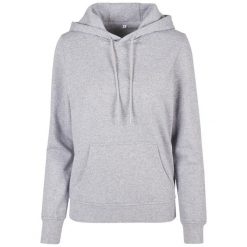 Podstawowa Bluza Damska. Szare bluzy BUILD YOUR BRAND, xl, bez wzorów, bez kaptura. Za 120.99 zł.