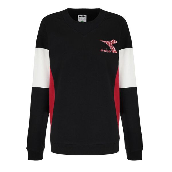 Bluza damska DIADORA L.SWEATSHIRT CREW LUSH. Czerwone bluzy Diadora, l, bez wzorów, z bawełny, bez kaptura. Za 79.99 zł.
