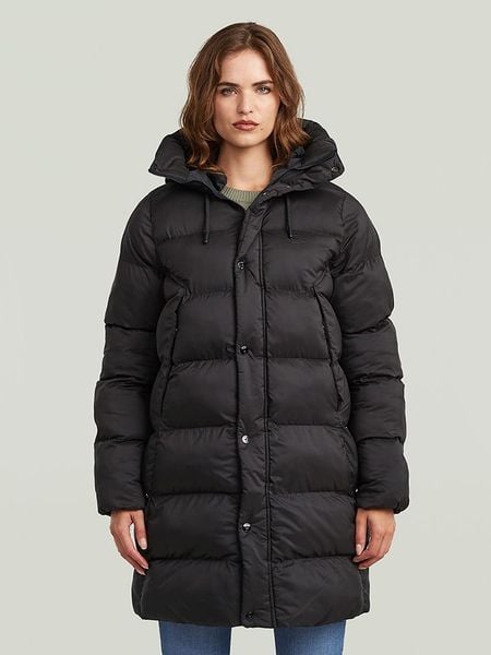 G-Star Płaszcz zimowy w kolorze czarnym rozmiar: XL. Czarne płaszcze G-Star, na zimę, xl, bez wzorów, z puchu, bez kaptura. Za 543.99 zł.