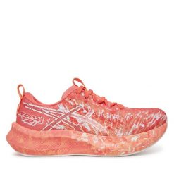 Buty do biegania Asics. Pomarańczowe obuwie sportowe Asics, bez zapięcia, do biegania. Za 429.99 zł.