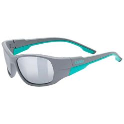 Okulary sportowe Uvex Sportstyle 514. Niebieskie okulary przeciwsłoneczne UVEX, bez wzorów, sportowe. Za 93.68 zł.