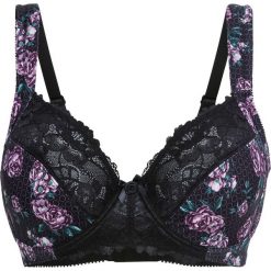 Biustonosz bonprix czarny z nadrukiem. Biustonosze bonprix. Za 44.99 zł.