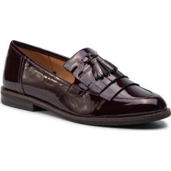 Lordsy CAPRICE - 9-24200-23 Brdeaux Pate 541. Czerwone lordsy Caprice, bez wzorów, ze skóry, bez obcasa, na obcasie, bez zapięcia. Za 299.00 zł.