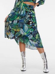 Orsay Spódnica w kolorze zielono-niebieskim rozmiar: 40. Zielone spódnice Orsay, na co dzień, bez wzorów, midi, proste. Za 67.95 zł.