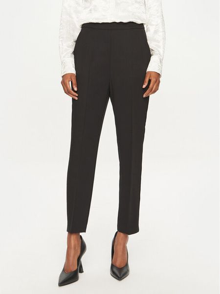 PINKO Spodnie materiałowe Parano 102861 A213 Czarny Regular Fit. Czarne spodnie materiałowe Pinko, bez wzorów, z materiału. Za 529.99 zł.