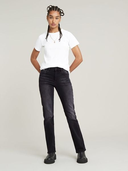 G-Star Dżinsy - Regular fit - w kolorze czarnym rozmiar: W29/L30. Czarne jeansy G-Star, l, z aplikacjami, z podwyższonym stanem. Za 209.95 zł.