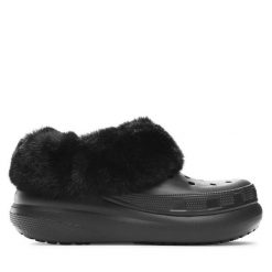 Klapki Crocs. Czarne klapki Crocs, bez wzorów, bez obcasa. Za 229.99 zł.