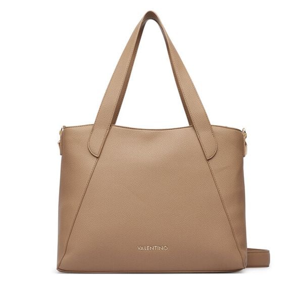 Torebka Valentino. Brązowe shopper Valentino, bez wzorów, bez dodatków. Za 749.99 zł.