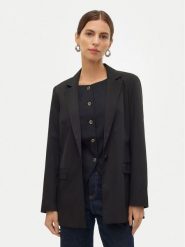 Vero Moda Marynarka Nila 10320915 Czarny Slim Fit. Czarne marynarki i żakiety Vero Moda, bez wzorów, z syntetyku. Za 129.99 zł.