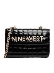 Nine West Torebka EO-Glamercy-Grace-LX10060 Czarny. Czarne torebki klasyczne Nine West, bez wzorów, z materiału, bez dodatków. Za 349.99 zł.