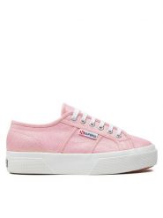 Superga Tenisówki 2740 Różowy. Czerwone trampki Superga, bez wzorów, ze skóry, bez zapięcia. Za 369.99 zł.