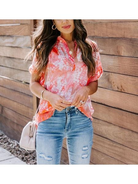 Milan Kiss Bluzka w kolorze pomarańczowym rozmiar: XL. Pomarańczowe bluzki Milan Kiss, xl, bez wzorów, bez kołnierzyka, bez ramiączek. Za 118.01 zł.