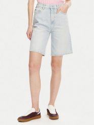 Tommy Hilfiger Szorty jeansowe WW0WW44388 Niebieski Relaxed Fit. Niebieskie szorty TOMMY HILFIGER, bez wzorów, z bawełny. Za 319.99 zł.