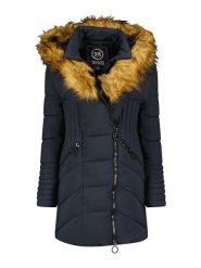 Maison Montaigne Parka "Chamai" w kolorze granatowym rozmiar: XL. Niebieskie parki Maison Montaigne, xl, bez kaptura. Za 202.50 zł.