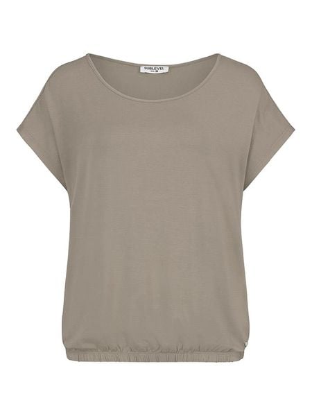 Sublevel Koszulka w kolorze szarym rozmiar: M. Szare bluzki Sublevel, m, bez wzorów, bez kołnierzyka, bez ramiączek. Za 52.42 zł.