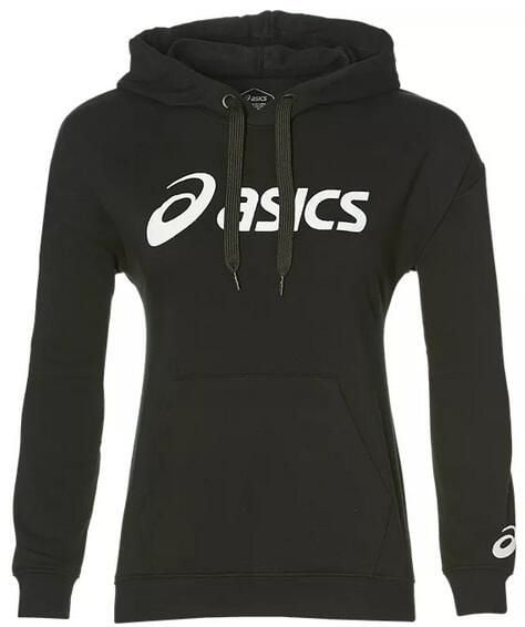 Bluza z kapturem Damska Asics Big Czarny. Czarne bluzy Asics, s, bez wzorów, z kapturem. Za 215.15 zł.