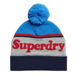 Czapka z logo dla kobiet Superdry Essential. Czerwone czapki Superdry, bez wzorów. Za 109.25 zł.