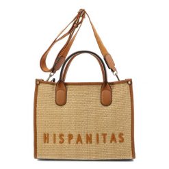 Brązowa Elegancka Damska Torebka W Stylu Boho. Brązowe shopper Hispanitas, bez wzorów, boho, na ramię, bez dodatków. Za 499.00 zł.