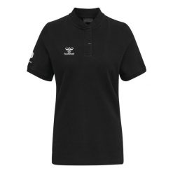 Damska koszulka polo Hummel Move Grid. Czarne bluzki Hummel, xl, bez wzorów, bez kołnierzyka, bez ramiączek. Za 168.50 zł.