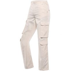 Eleganckie spodnie damskie Nax Serda 44 - Styl i Wygoda. Spodnie dresowe ZENZIMAT, bez wzorów, z bawełny. Za 153.99 zł.