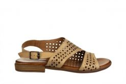 Sandały Bayla-161 191 824 1526 26 Scissors 161725, Beżowy, Skóra naturalna - 37. Brązowe sandały Bayla, bez wzorów, z gumy, bez obcasa, na płaskiej podeszwie, bez zapięcia. W wyprzedaży za 179.10 zł.