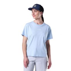 T-shirt damski Rossignol Waterfall. Niebieskie t-shirty Rossignol, bez wzorów, bez kołnierzyka, bez ramiączek. Za 275.50 zł.