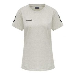 Koszulka damska Hummel hmlGO. Czerwone koszulki sportowe Hummel, bez wzorów, bez ramiączek, do piłki nożnej. Za 118.50 zł.