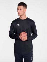 Bluza sportowa treningowa hmlESSENTIAL SWEATSHIRT. Czarne bluzy Hummel, m, bez wzorów, z materiału, bez kaptura. Za 149.50 zł.