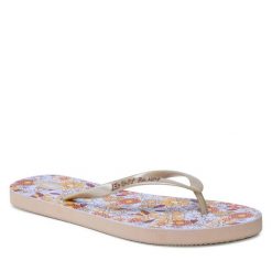 Japonki Jenny Fairy. Brązowe klapki Jenny Fairy, bez wzorów, bez obcasa. Za 47.99 zł.