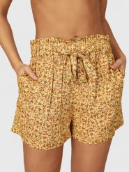 Brunotti Szorty "Tarifa" w kolorze żółtym ze wzorem rozmiar: L. Żółte szorty Brunotti, bez wzorów, z wiskozy. Za 104.99 zł.