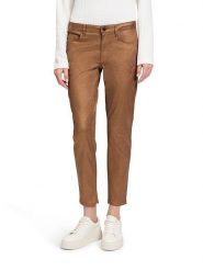 BETTY & CO Dżinsy - Slim fit - w kolorze karmelowym rozmiar: 42. Brązowe jeansy Betty & Co, z aplikacjami. Za 113.63 zł.