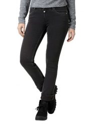 Timezone Dżinsy "Marah" - Slim fit - w kolorze antracytowym rozmiar: W32/L30. Czarne jeansy Timezone, l, z aplikacjami. Za 158.47 zł.