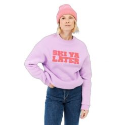 Bluza damska Protest Still. Fioletowe bluzy sportowe Protest, bez wzorów, bez kaptura. Za 274.50 zł.