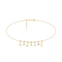 Naszyjnik Charming z 7 zawieszkami. Białe naszyjniki Lilou, z cyrkonią, ze stali. Za 482.00 zł.