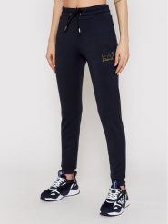 EA7 Emporio Armani Spodnie dresowe 8NTP66 TJ9RZ 1554 Granatowy Regular Fit. Niebieskie spodnie dresowe EA7 Emporio Armani, l, bez wzorów, z dresówki. Za 259.99 zł.