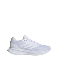 Buty do biegania adidas Runfalcon 5. Białe obuwie sportowe Adidas, bez zapięcia, do biegania. Za 259.00 zł.