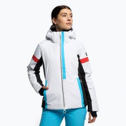Kurtka narciarska damska CMP. Białe kurtki narciarskie CMP, m, bez wzorów, z materiału, bez kaptura, narciarskie. Za 559.99 zł.