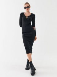 ONLY Sukienka codzienna 15302675 Czarny Standard Fit. Czarne sukienki Only, na co dzień, xs, bez wzorów, z bawełny, bez kołnierzyka, bez ramiączek, proste. Za 99.99 zł.