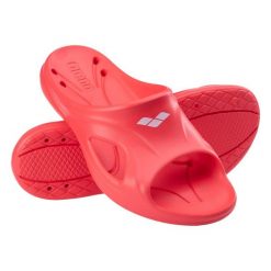 Klapki na basen Arena Hydrosoft II Hook edycja limitowana. Czerwone klapki Arena, bez wzorów, bez obcasa. Za 89.99 zł.