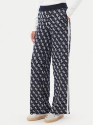 Guess Spodnie dzianinowe V6BB01 Z1483 Granatowy Regular Fit. Niebieskie spodnie materiałowe Guess, xs, z aplikacjami, z dzianiny. Za 524.99 zł.