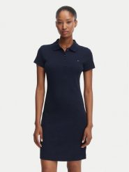 Tommy Jeans Sukienka codzienna Bodycon DW0DW22852 Granatowy Slim Fit. Niebieskie sukienki Tommy Jeans, na co dzień, xs, bez wzorów, z bawełny, bez kołnierzyka, bez ramiączek, bodycon. Za 289.99 zł.