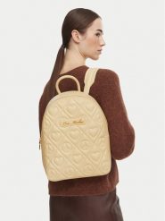 LOVE MOSCHINO Plecak JC4264PP0PKQ0129 Beżowy. Brązowe plecaki Love Moschino, bez wzorów, ze skóry. Za 1,009.00 zł.
