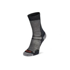Skarpety w góry Bridgedale Hike Ultra Lt T2 Merino P Crew. Czarne skarpety Bridgedale, bez wzorów, z wełny. Za 83.99 zł.