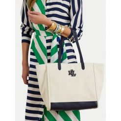 Torebka LAUREN RALPH LAUREN. Shopper Lauren Ralph Lauren, bez wzorów, bez dodatków. Za 1,299.00 zł.