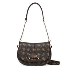 Torebka Guess. Brązowe torebki klasyczne Guess, z aplikacjami, bez dodatków. Za 589.99 zł.