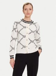 Rinascimento Kardigan CFM0012074003 Biały Regular Fit. Białe kardigany Rinascimento, l, bez wzorów, z syntetyku. Za 379.99 zł.