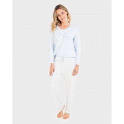 Piżama damska rozm. L Massana 711283. Białe piżamy Massana Homewear, bez wzorów, z bawełny, bez ramiączek. Za 363.00 zł.