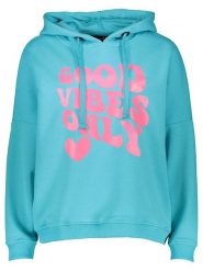 Miss goodlife Bluza w kolorze błękitnym rozmiar: M. Niebieskie bluzy miss goodlife, m, bez wzorów, z bawełny, z kapturem. Za 224.52 zł.