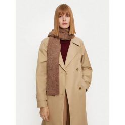 Szalik Vero Moda. Brązowe szaliki Vero Moda, bez wzorów. Za 99.99 zł.